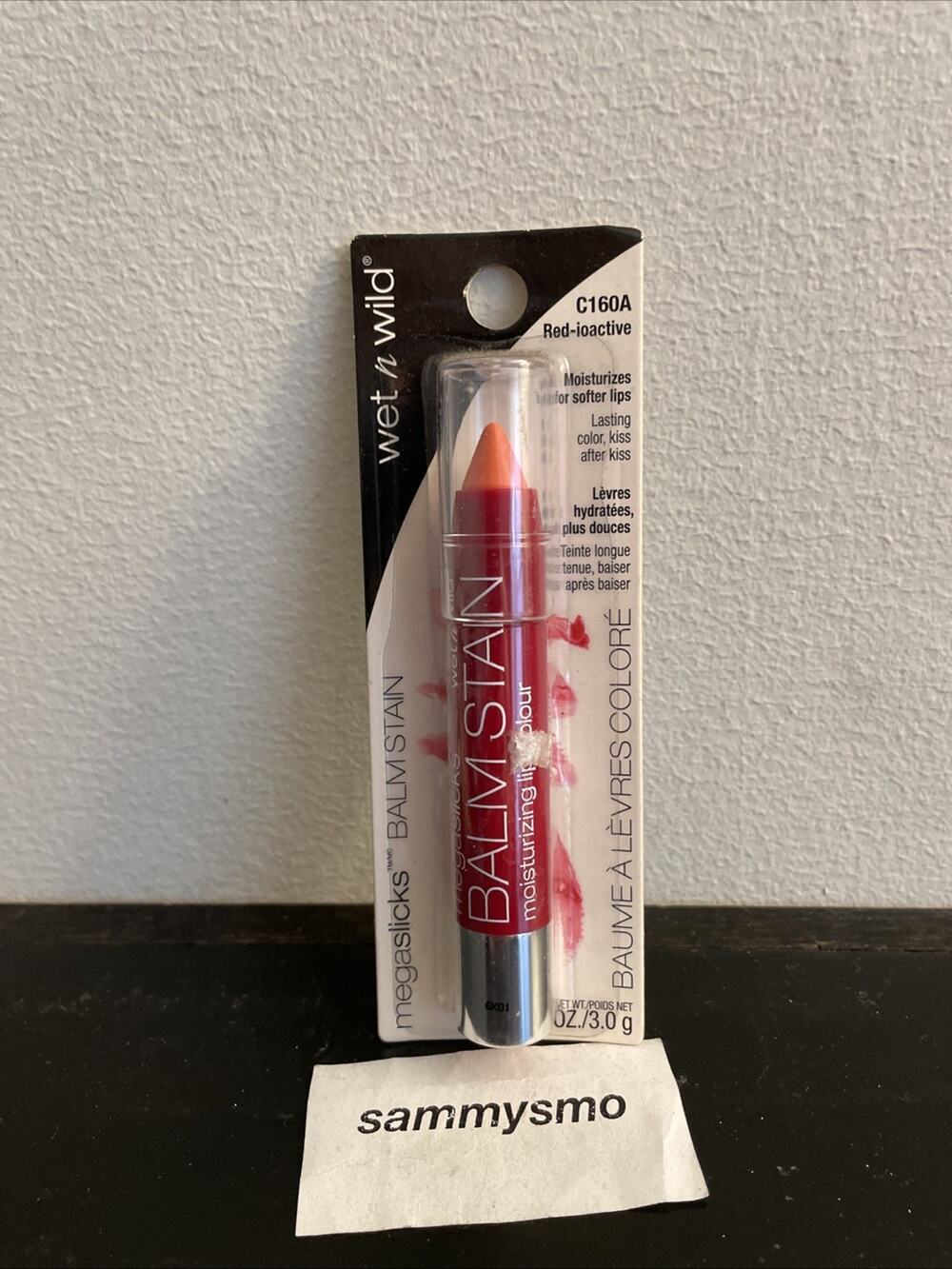 Wet N Wild Megaslicks Balm Stain C160a Red ioactive